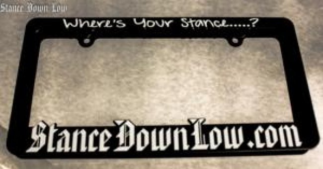 Photo of SDL license plate frames